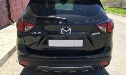 Накладка на задний бампер СТ v2 v2 Mazda CX-5 KE дорестайлинг (2011-2014)