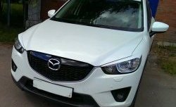 1 399 р. Реснички на фары CT v2 Mazda CX-5 KE дорестайлинг (2011-2014) (Неокрашенные)  с доставкой в г. Новочеркасск. Увеличить фотографию 1