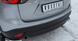 13 549 р. Защита заднего бампера (Ø63 мм уголки, нержавейка) Russtal Mazda CX-5 KE дорестайлинг (2011-2014)  с доставкой в г. Новочеркасск. Увеличить фотографию 2