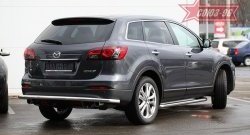 15 029 р. Защита заднего бампера рестайлинг Souz-96 (d60) Mazda CX-9 TB дорестайлинг (2007-2009)  с доставкой в г. Новочеркасск. Увеличить фотографию 2