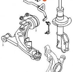 649 р. Полиуретановая втулка стабилизатора передней подвески Точка Опоры (31,5 мм) Mazda CX-9 TB дорестайлинг (2007-2009)  с доставкой в г. Новочеркасск. Увеличить фотографию 2