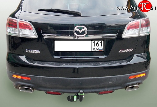 5 749 р. Фаркоп Лидер Плюс Mazda CX-9 TB дорестайлинг (2007-2009) (Без электропакета)  с доставкой в г. Новочеркасск