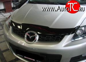 2 879 р. Дефлектор капота NovLine  Mazda CX-7  ER (2006-2010) дорестайлинг  с доставкой в г. Новочеркасск