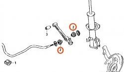 329 р. Полиуретановая втулка стабилизатора передней подвески Точка Опоры (16 мм) Mazda 2/Demio DW дорестайлинг (1996-1999)  с доставкой в г. Новочеркасск. Увеличить фотографию 2