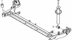 1 389 р. Полиуретановый сайлентблок балки задней подвески Точка Опоры Mazda 2/Demio DW дорестайлинг (1996-1999)  с доставкой в г. Новочеркасск. Увеличить фотографию 2
