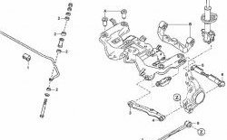 709 р. Полиуретановый сайлентблок нижних поперечных тяг задней подвески Mazda 323/Familia седан BJ дорестайлинг (1998-2000)  с доставкой в г. Новочеркасск. Увеличить фотографию 2