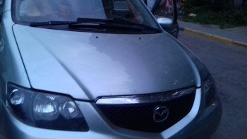 12 899 р. Капот стеклопластиковый Стандарт Mazda MPV LW дорестайлинг (1999-2002)  с доставкой в г. Новочеркасск. Увеличить фотографию 2