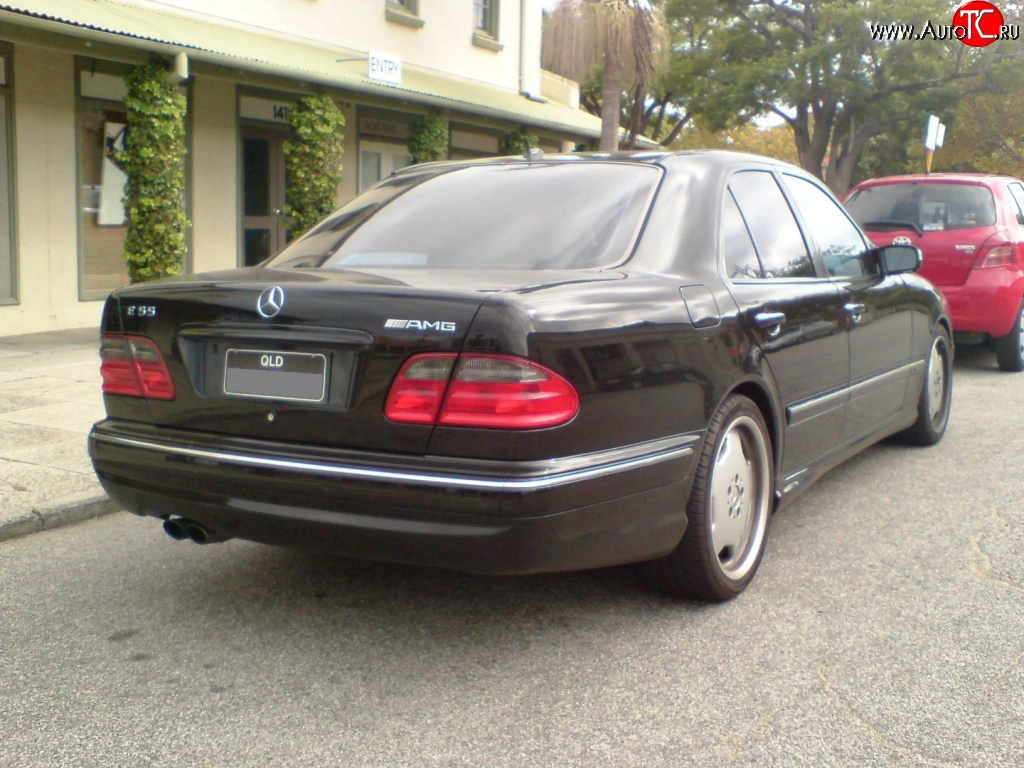 12 599 р. Задний бампер AMG Mercedes-Benz E-Class W210 дорестайлинг седан (1996-1999) (Неокрашенный)  с доставкой в г. Новочеркасск