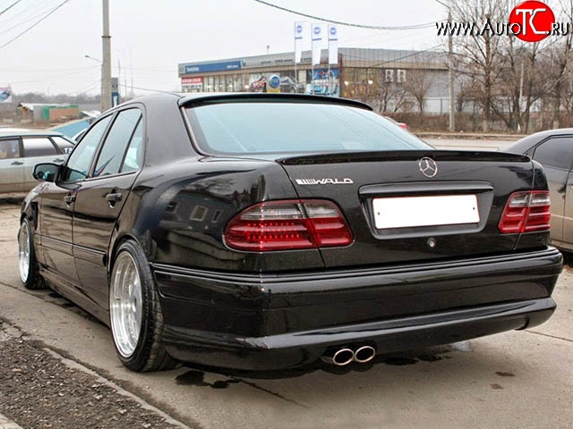 8 399 р. Задний бампер (дорестайлинг) Wald Mercedes-Benz E-Class W210 дорестайлинг седан (1996-1999)  с доставкой в г. Новочеркасск