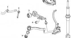 2 299 р. Полиуретановый сайлентблок верхнего поперечного рычага передней подвески Точка Опоры  Mercedes-Benz C-Class ( W203,  CL203,  W204) - E-Class  W211  с доставкой в г. Новочеркасск. Увеличить фотографию 2