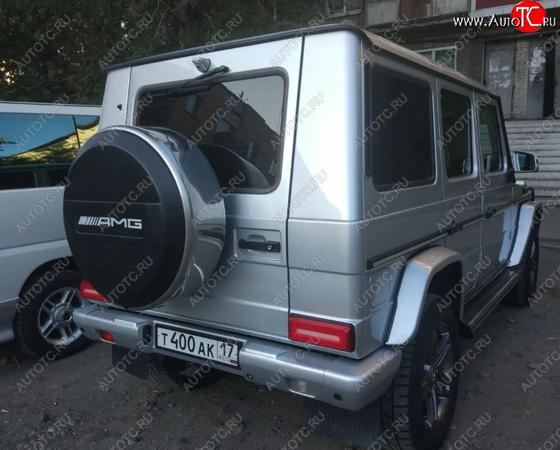 9 999 р. Колпак (крышка) запаски (R16-20) AMG KOLPAKA.NET Mercedes-Benz G class W463 5 дв. дорестайлинг (1989-1994) (наклейка AMG черная)  с доставкой в г. Новочеркасск