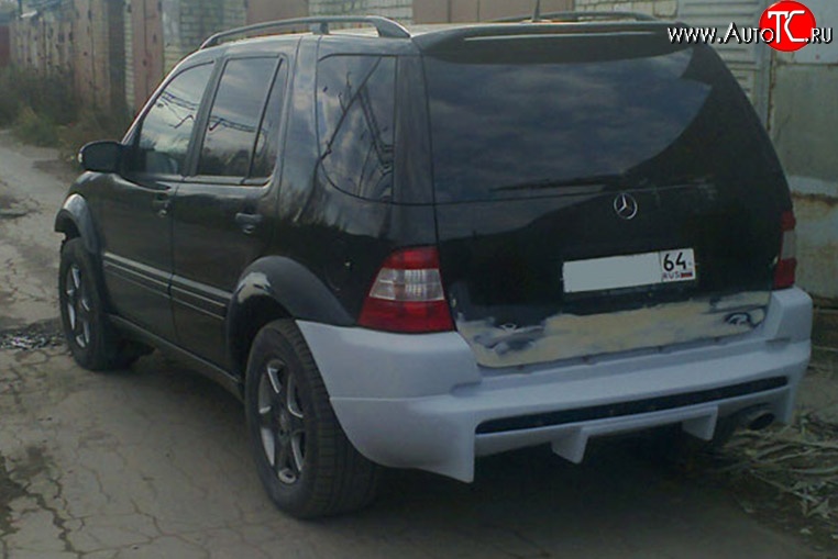 13 649 р. Задний бампер M-VRS Mercedes-Benz ML class W163 дорестайлинг (1997-2001) (Неокрашенный)  с доставкой в г. Новочеркасск