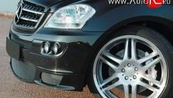 Передние вставки для модульной оптики Sport Mercedes-Benz ML class W164 дорестайлинг (2005-2008)