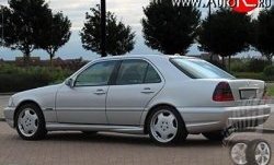 8 299 р. Пороги накладки AMG Mercedes-Benz C-Class S202 дорестайлинг универсал (1992-1997) (Неокрашенные)  с доставкой в г. Новочеркасск. Увеличить фотографию 1