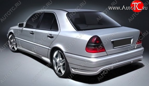 5 499 р. Пороги накладки CT Mercedes-Benz C-Class S202 дорестайлинг универсал (1992-1997) (Неокрашенные)  с доставкой в г. Новочеркасск