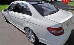 4 749 р. Козырёк на заднее лобовое стекло AMG Mercedes-Benz C-Class W204 дорестайлинг седан (2007-2011) (Неокрашенный)  с доставкой в г. Новочеркасск. Увеличить фотографию 1