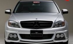 19 949 р. Передний бампер WALD Mercedes-Benz C-Class W204 дорестайлинг седан (2007-2011) (Неокрашенный)  с доставкой в г. Новочеркасск. Увеличить фотографию 2