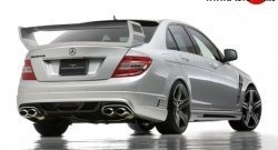 12 599 р. Пороги накладки WALD Mercedes-Benz C-Class W204 дорестайлинг седан (2007-2011) (Неокрашенные)  с доставкой в г. Новочеркасск. Увеличить фотографию 2