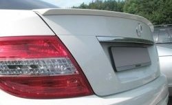 4 499 р. Лип спойлер AMG Style Mercedes-Benz C-Class W204 дорестайлинг седан (2007-2011) (Неокрашенный)  с доставкой в г. Новочеркасск. Увеличить фотографию 4