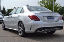 5 249 р. Лип спойлер C63 AMG  Mercedes-Benz C-Class  W205 (2015-2018) дорестайлинг седан (Неокрашенный)  с доставкой в г. Новочеркасск. Увеличить фотографию 1