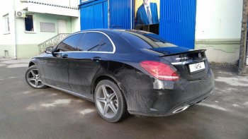 3 399 р. Лип спойлер АВТОКРАТ  Mercedes-Benz C-Class  W205 (2015-2018) дорестайлинг седан (Неокрашенный)  с доставкой в г. Новочеркасск. Увеличить фотографию 5