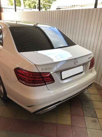 3 399 р. Лип спойлер АВТОКРАТ Лезвие Mercedes-Benz E-Class W212 дорестайлинг седан (2009-2012) (Неокрашенный)  с доставкой в г. Новочеркасск. Увеличить фотографию 5