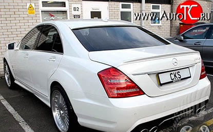 5 099 р. Козырёк на заднее стекло AMG Mercedes-Benz S class W221 (2006-2013) (Неокрашенный)  с доставкой в г. Новочеркасск