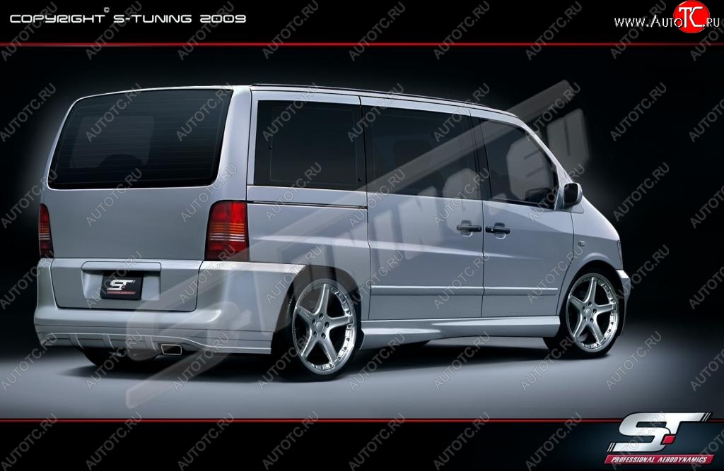 23 969 р. Задний бампер Wild Mercedes-Benz Vito W638 (1996-2003)  с доставкой в г. Новочеркасск