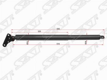 Упор крышки багажника SAT (газовый) Mercedes-Benz (Мерседес-Бенс) GL class (ГЛ)  X164 (2006-2012) X164 дорестайлинг, рестайлинг