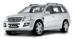 22 499 р. Пластиковые пороги Lorinser Mercedes-Benz GL class X164 дорестайлинг (2006-2009) (Неокрашенные)  с доставкой в г. Новочеркасск. Увеличить фотографию 2