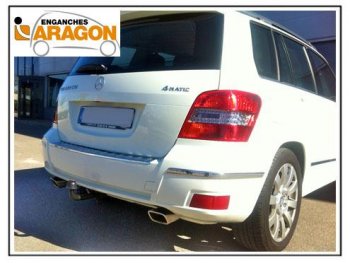 22 699 р. Фаркоп Aragon. (шар A)  Mercedes-Benz GLK class  X204 (2008-2015) дорестайлинг, рестайлинг  с доставкой в г. Новочеркасск. Увеличить фотографию 1