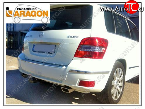 22 699 р. Фаркоп Aragon. (шар A)  Mercedes-Benz GLK class  X204 (2008-2015) дорестайлинг, рестайлинг  с доставкой в г. Новочеркасск