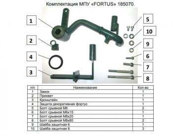 11 749 р. Замок КПП FORTUS (AT) Mitsubishi ASX 2-ой рестайлинг (2017-2020)  с доставкой в г. Новочеркасск. Увеличить фотографию 3