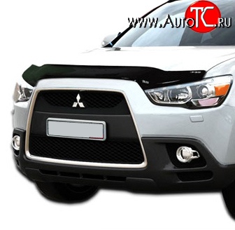 2 799 р. Дефлектор капота NovLine long Mitsubishi ASX дорестайлинг (2010-2012)  с доставкой в г. Новочеркасск