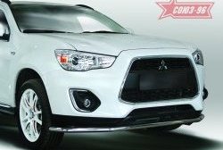 8 459 р. Защита переднего бампера (d42) Souz-96 Mitsubishi ASX 1-ый рестайлинг (2013-2016)  с доставкой в г. Новочеркасск. Увеличить фотографию 1