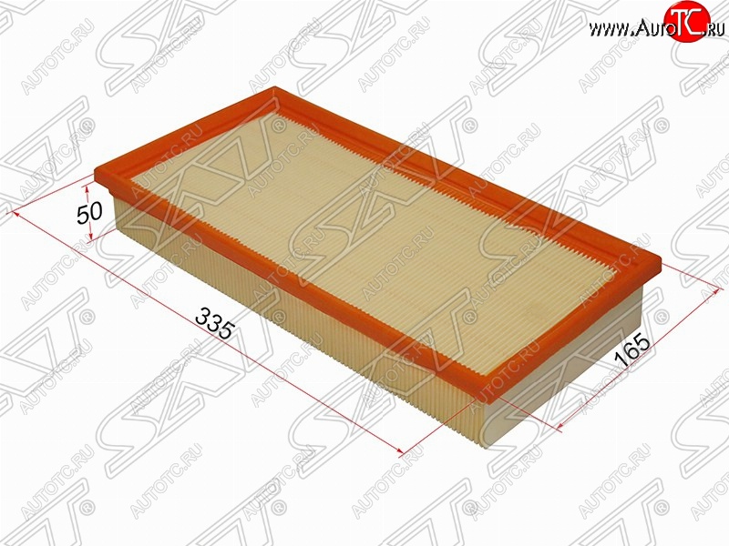 369 р. Фильтр воздушный двигателя SAT (335х165х50 mm).  Mitsubishi Carisma - Space Wagon  N94W  с доставкой в г. Новочеркасск