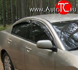 999 р. Комплект дефлекторов окон (ветровиков) 4 шт. (седан) Russtal Mitsubishi Galant (2004-2012)  с доставкой в г. Новочеркасск