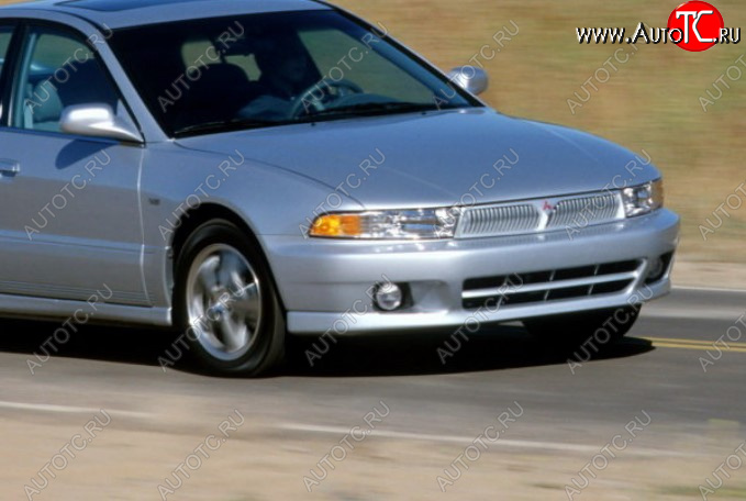 13 999 р. Передний бампер TYG (USA) Mitsubishi Galant 8  дорестайлинг седан (1996-1998) (Неокрашенный)  с доставкой в г. Новочеркасск