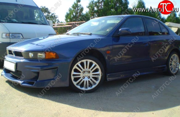 22 899 р. Передний бампер R1 Mitsubishi Galant 8  дорестайлинг седан (1996-1998)  с доставкой в г. Новочеркасск