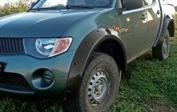 16 999 р. Расширители арок RA (комплект, 90 мм, Standart) Mitsubishi L200 5 KK,KL рестайлинг (2018-2022) (Поверхность шагрень)  с доставкой в г. Новочеркасск. Увеличить фотографию 1