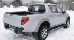 1 639 р. Накладки на борта кузова автомобиля RA  Mitsubishi L200 ( 4,  5 KK,KL) (2006-2022)  дорестайлинг, рестайлинг (Задний откидной борт)  с доставкой в г. Новочеркасск. Увеличить фотографию 2