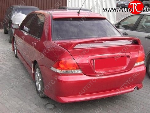 4 599 р. Козырёк на заднее стекло CT Mitsubishi Lancer 9 1-ый рестайлинг седан (2003-2005) (Неокрашенный)  с доставкой в г. Новочеркасск