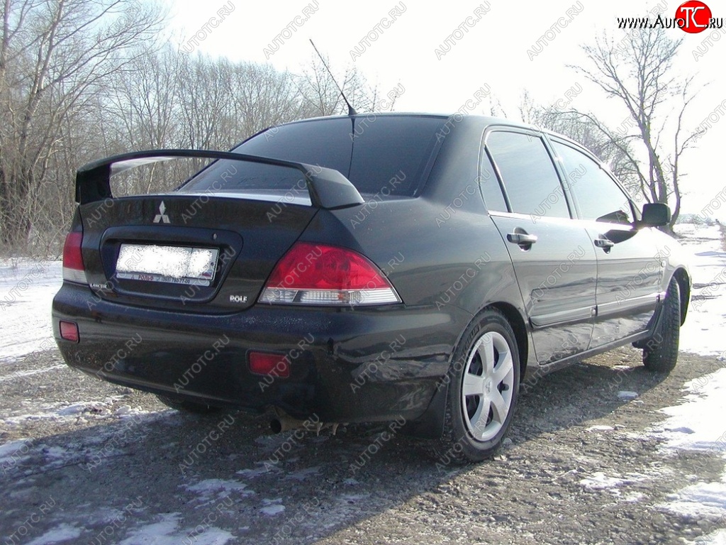 3 799 р. Спойлер Style Mitsubishi Lancer 9 CS седан 1-ый рестайлинг (2003-2005) (Неокрашенный)  с доставкой в г. Новочеркасск