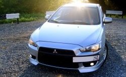 929 р. Подиум гос. номера EVO №1 Mitsubishi Lancer 10 седан рестайлинг (2011-2017) (Гладкий пластик)  с доставкой в г. Новочеркасск. Увеличить фотографию 5