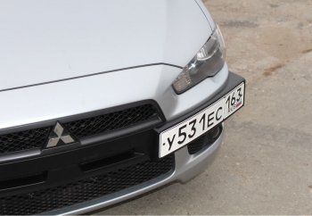 1 999 р. Воздуховоды радиатора в передний бампер Квадрат  Mitsubishi Lancer  10 (2007-2010) седан дорестайлинг, хэтчбэк дорестайлинг (Неокрашенные)  с доставкой в г. Новочеркасск. Увеличить фотографию 2