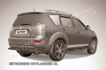 4 999 р. Уголки d57 Mitsubishi Outlander XL (CW)  дорестайлинг (2005-2009) (Цвет: серебристый)  с доставкой в г. Новочеркасск. Увеличить фотографию 1