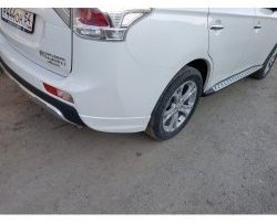 4 799 р. Боковые накладки на задний бампер BROOMER Design Mitsubishi Outlander GF дорестайлинг (2012-2014) (Неокрашенная)  с доставкой в г. Новочеркасск. Увеличить фотографию 4