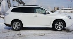 6 199 р. Пороги накладки Broomer Design  Mitsubishi Outlander  GF (2012-2014) дорестайлинг (Неокрашенные)  с доставкой в г. Новочеркасск. Увеличить фотографию 2