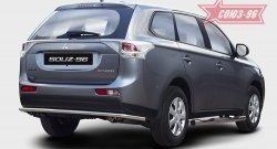 10 799 р. Защита заднего бампера Souz-96 Premium (d42) Mitsubishi Outlander GF дорестайлинг (2012-2014)  с доставкой в г. Новочеркасск. Увеличить фотографию 1