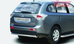 10 619 р. Одинарная защита заднего бампера d60 Souz-96 Mitsubishi Outlander GF дорестайлинг (2012-2014)  с доставкой в г. Новочеркасск. Увеличить фотографию 1